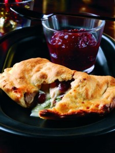 Cranberry and Red Onion Calzone 