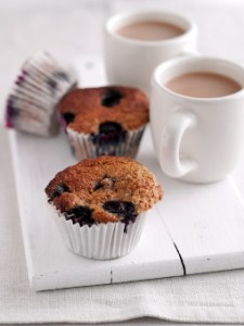 Bran and Blueberry Muffins