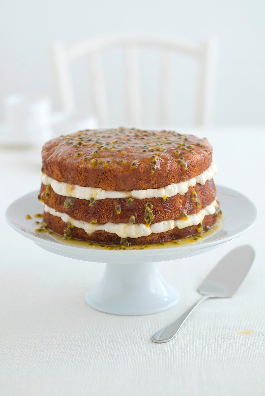 Peach &amp; Passion Fruit Cake