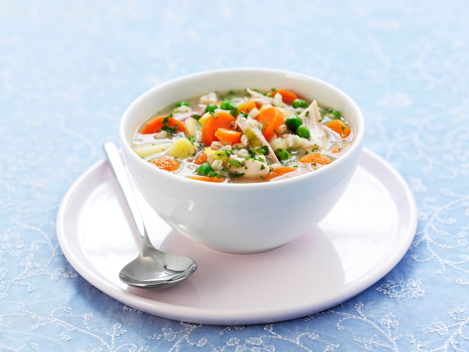 Carrot, Chicken and Barley Soup