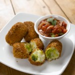 Brussels Sprouts and Chopin Potato Croquettes