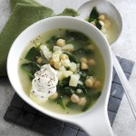 Potato, Chickpea and Spinach Soup