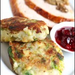 Shallot and Sprout Bubble and Squeak Cakes