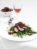 Seared Duck Breasts with Cranberry and Chilli Salsa